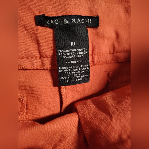 Orange pull on pants - Picture 5 of 5